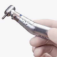 Dental contra-angle airpushwith LED light