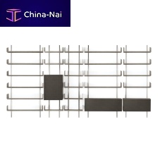 Wall-mounted shelving system Brera 23contemporarylacquered metalash
