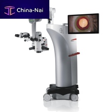 Ophthalmic surgery microscope Proveo 8on casters