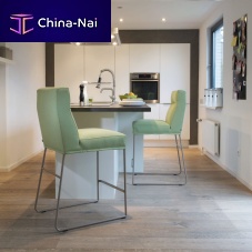 Contemporary bar chair D-LIGHTindoorfabricleather