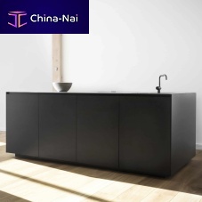 Aluminum kitchen island JZmedium-sizeblacklacquered