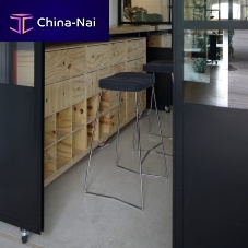 Contemporary bar stool OSVALDOfabricmetal base4-legged