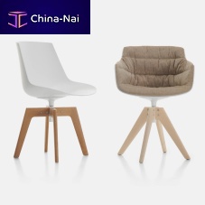 Contemporary chair FLOW indooroutdoorfabric