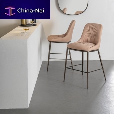 Contemporary bar chair CHICindoorfabricleather
