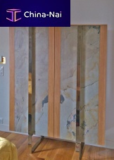 Modern wardrobe GERSHWIN: 20000wood veneerpainted steelepoxy