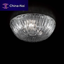 Contemporary ceiling light Riccione Murano glassLEDincandescent