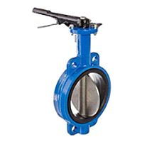 Butterfly valve leverconcentriccompact