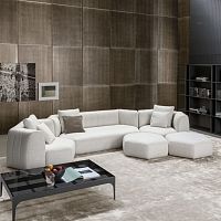 Modular sofa Panorama contemporaryfabricleather