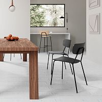 Contemporary chair IbettaindooroakAmerican walnut
