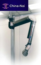Fixed extraction arm Evolution NO SMOKE ATEX seriesflexiblerigiddust