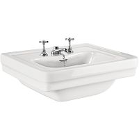 Hand basin with post 60 450 599 22rectangularceramic