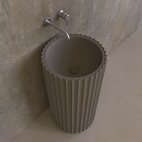 Free-standing washbasin SE44Pceramichigh-glossmatte finish