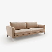Contemporary sofa LENA fabricgraybeige