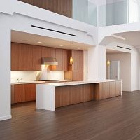 Contemporary kitchen oakbambooceramic