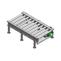 Pallet conveyor rollerchainhorizontal