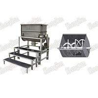 Paddle mixer BFJ-150batchpowderhorizontal