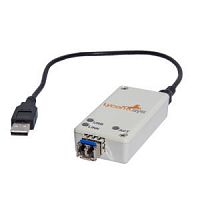 Communication adapter for fiber opticsUSBcompact