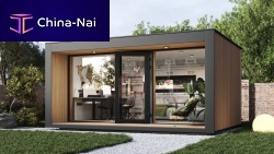 Prefab house Mobile officecontemporarywoodenglass