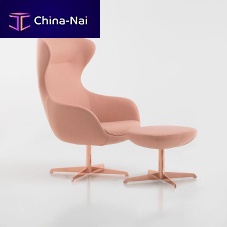 Contemporary armchair PL 5001velvetsynthetic leathersteel