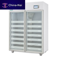 Blood bank refrigerator EMOTECA 1500 TOUCHcabinet2-doorwith glass door