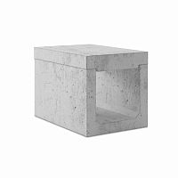 Concrete drainage channel for public spacesrainwatersafety