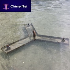 Steel anchoring stud