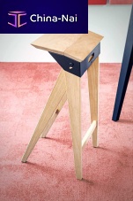 Classic stool GRUTTOwoodenwooden baseergonomic