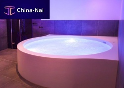 Above-ground sensory isolation basin