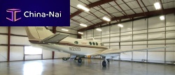Aviation building sheet metalclear span
