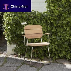 Contemporary chair LILIUMoutdoorindoorteak