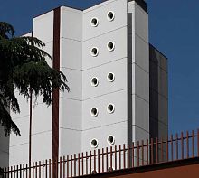 Facade cladding form liner ESX406 TRAVERTINOstone lookpolyurethanesilicone