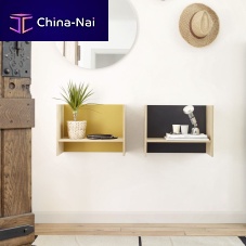 Wall-mounted shelf LAUKIcontemporarylacquered woodoak