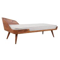 Traditional daybed SOHVA : SOH-TKGRYfabricteakindoor