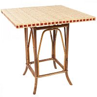Contemporary dining table BAGATELLErattanglassrattan base