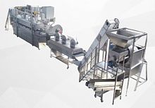 Batch industrial fryer EKO seriesnutsstainless steelrectangular