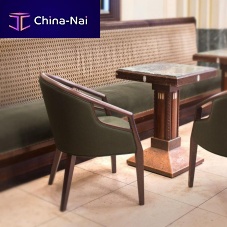 Traditional chair FIDIA : 1225 POindoorfabricbeech base