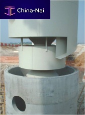 Rainwater water treatment plant DOWNSTREAM DEFENDER®concrete