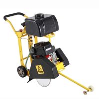 Rotary blade cutting machine for ceramicssheetfor concrete reinforcements