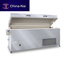 Cosmetic product cooling tunnel