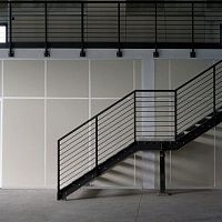 Fixed partition INDUSTRIALwoodenmetalglazed