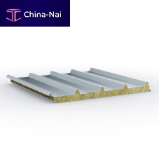 Pitched roofing panel EuroWool RWgalvanised steelsheet steelmetal look