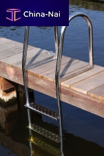 Dock ladder 4 stepsfixedswimstainless steel