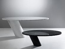 Original design table MANGIAROTTI : ECCENTRICOmarbleround