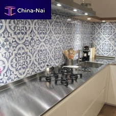 Ceramic backsplash