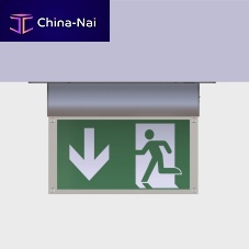 Ceiling emergency light FOLLOW ME EVO linearLEDthermo-lacquered aluminum