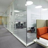 Removable partition METRICA D2fixedglasspolycarbonate