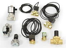 Direct-operated solenoid valve for gas
