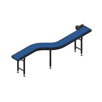 Modular belt conveyor curvedtransporttransfer