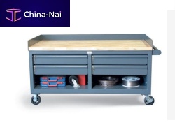 Wooden workbench CSU-4DB-CA seriesmobilemulti-drawer