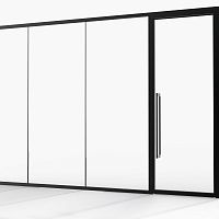 Modular partition SPLITwoodenaluminumdouble-glazed